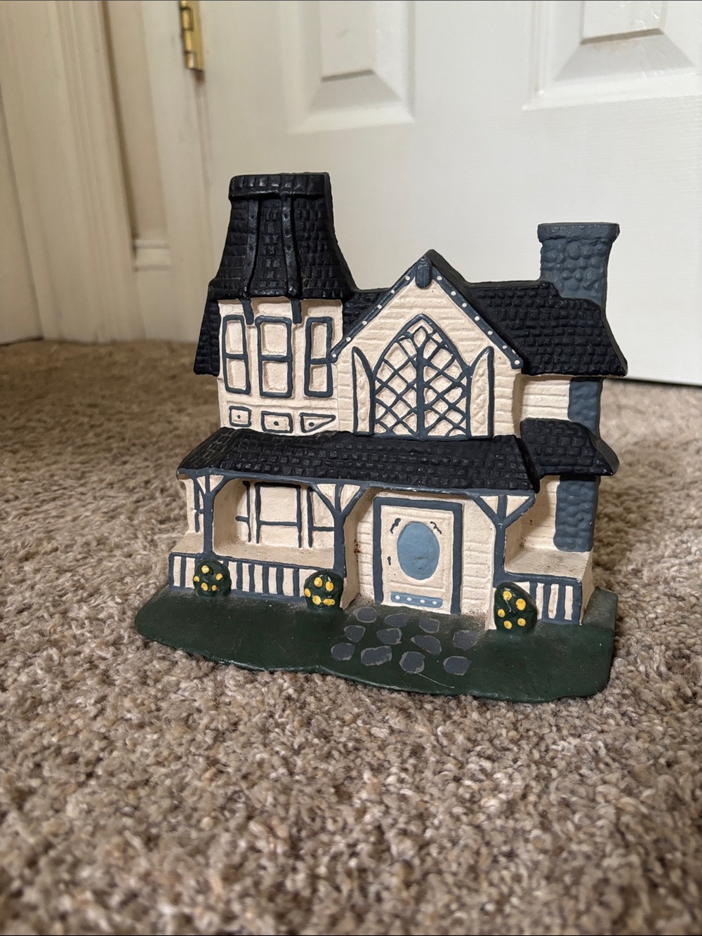 Vintage 1988 Old World Creations Co. House Door Stopper – Made in Canada